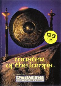 Master Of The Lamps PAL MSX PAL box art